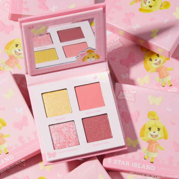 Colourpop Animal Crossing Eyeshadow Palette Star Island